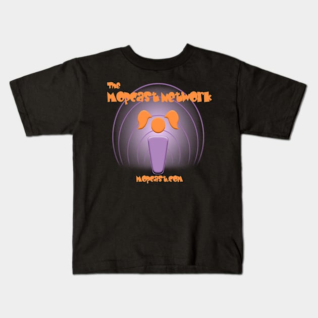 Mopcast Network Shirt Kids T-Shirt by Scotty White